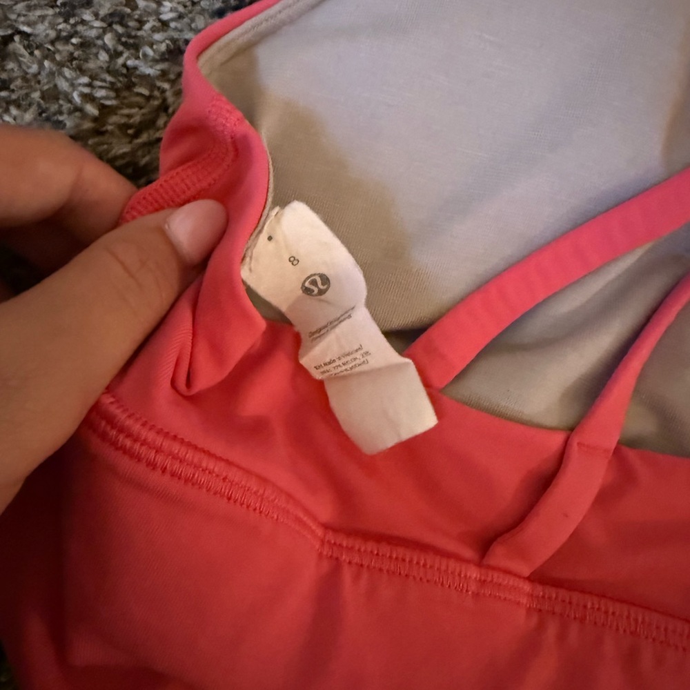 Lululemon Athletica Vibrant Pink Sports Bra - Picture 4 of 4